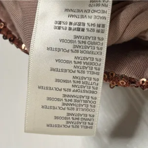Free People Morelia Bronze Sequin Jogger Pants Sz M Shiny Sparkly Party Festival thumbnail 15