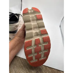 On Running Cloudmonster Undyed-White Flame Orange Sneakers Womens 11 61.99023 thumbnail 7