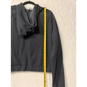 NFL Cleveland Browns Womens Cropped Hoodie Gray Sleepwear Top Medium NEW‎ thumbnail 7