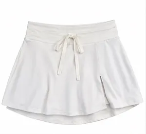 Blogilates Women’s Large White Skort Tennis Pickleball Athletic Drawstring Skirt thumbnail 1