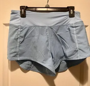 Women's Lined Baby Blue Running Shorts - Brand new! thumbnail 1