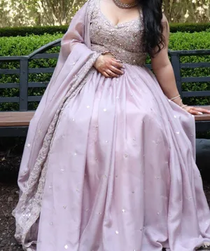Lashkaara Periwinkle Lehenga Choli With Dupatta thumbnail 1