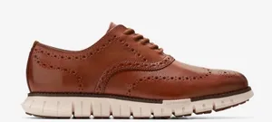 Cole Haan Zerogrand Wingtip Oxford Shoes Brown Leather Womens 8B thumbnail 1