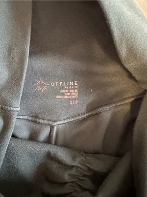 OFFLINE By Aerie Real Me High Waisted Ruched Flare Legging thumbnail 3