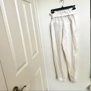 A new day cream paper bag high rise ankle pants thumbnail 13
