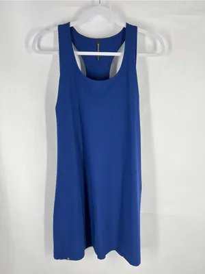 Backcountry On The Go Dress Blue Racerback Active Dress Size L thumbnail 2
