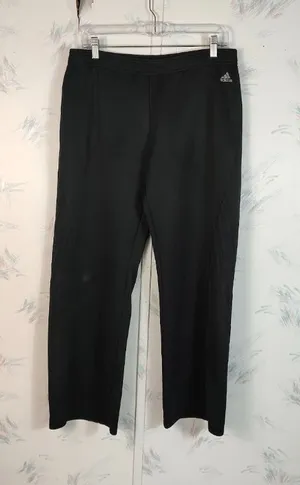 Adidas Black Athletic Pants L thumbnail 1