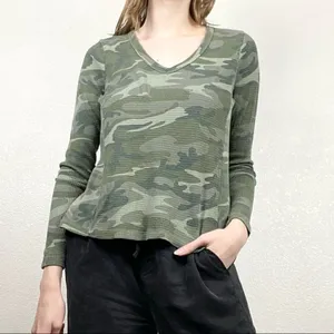 T.la Green Camo Thermal Long Sleeve Shirt thumbnail 8