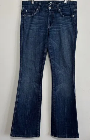 7 For All Mankind A-Pocket Bootcut Jeans 27 thumbnail 1
