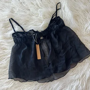 Skims Romance Babydoll Top Onyx Size Small thumbnail 9