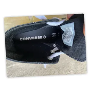 Converse Run Star Hike Platform High Top Sneakers Womens 9 Black White thumbnail 8