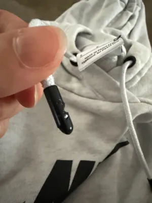 Nike Light Grey Hoodie thumbnail 4