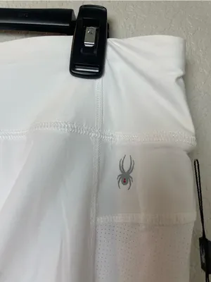 Bnwt! Spyder Women's White Performance Skort Size L thumbnail 3