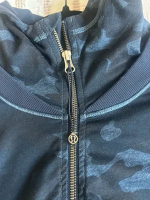 Lululemon Navy Camo Jacket thumbnail 3