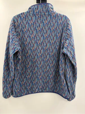 Patagonia quarter zip micro D snap-t pullover hiking winter long sleeve sz large thumbnail 8