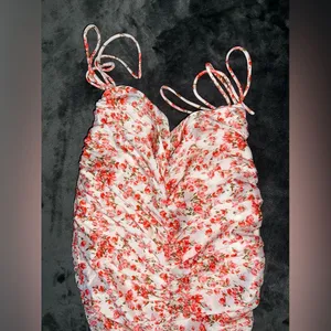 Princess Polly Cael Pink Floral Mini Dress Size 0 New with tag thumbnail 8