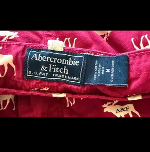 Vintage Abercrombie & Fitch Red Moose Print Lounge Pants thumbnail 6