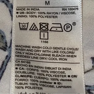 Old Navy Women’s Multicolor Floral Print/White Background Maxi Sleeveless Dress thumbnail 12