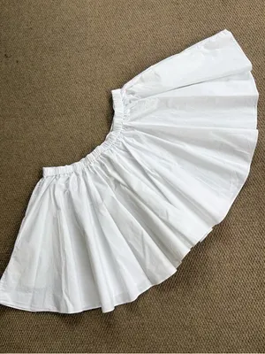 Like New Free People Gaia Full Circle Poplin Skort White Size Large thumbnail 9