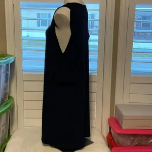 Chic Navy Cold Shoulder Dress Blue Size XL thumbnail 5
