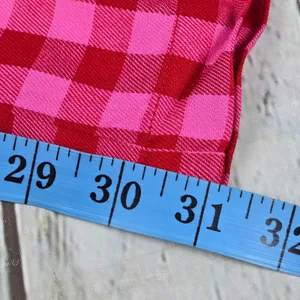 Roudelain Pink Red Gingham Pajama Pants Womens Small NWT EMJN341M thumbnail 8