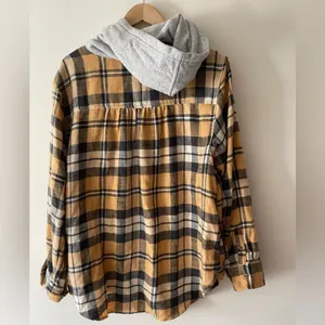 American Eagle Plaid‎ Hoodie Jacket thumbnail 4