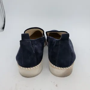 Paul Green Daniella Navy Suede Black Patent Cap Toe Loafers Womens 7 UK 4.5 thumbnail 5