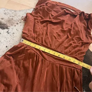 MAEVE‎ NWT Cowneck Enchantment Jumpsuit in Copper Rust Orange Size XS thumbnail 9