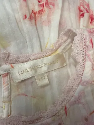 LoveShackFancy Decker Ruffle Mini Dress Cherry Soda Girls Size 5-6Y thumbnail 6