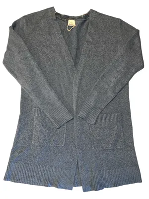 a new day Women's Blue Open Front Long Cardigan thumbnail 1