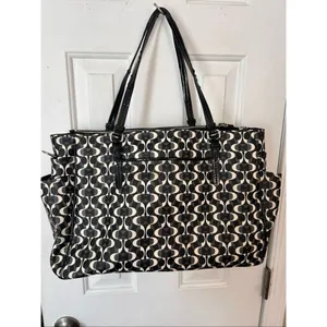 Coach Black and white Authentic multifunctional bag tote large 19x11 inches thumbnail 5