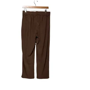Halara AuraCord Cloud Brown Corduroy‎ High Waisted Wide Leg Pants Size M NWT thumbnail 4