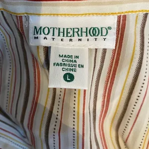 Motherhood Maternity Striped Blouse‎ thumbnail 2