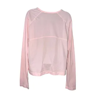 Adidas light pink long sleeve athletic top thumbnail 2