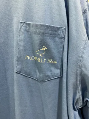 Comfort Colors Properly Tied Short Sleeve Logo Pocket Tee thumbnail 3