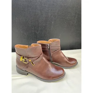 Croft & Barrow Otholite Women's Brown Ankle Boots Shoes Size 8.5 SKU 6193 thumbnail 3