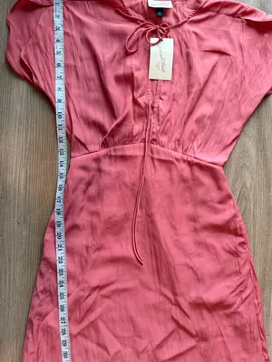 Universal Thread Coral Tie-Front‎ Blouse thumbnail 4