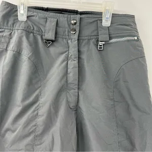 Obermeyer Stiletto II Ski Pants 10 Gray Thermolite Insulated Stirrup Vintage thumbnail 2