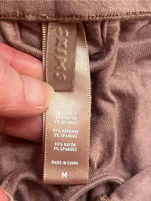 Skims Dusty Pink Wide Leg Pull On Drawstring Comfy Cozy Relax Lounge Pants M thumbnail 3