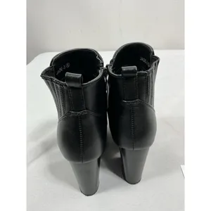 Womans Excellent Condition Top Moda Western Style Ankle Boots 6 Black thumbnail 4