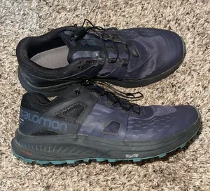 Salomon Women’s Ultra Pro Trail Running Shoes Black/Blue US 7 MPN 404947 thumbnail 1