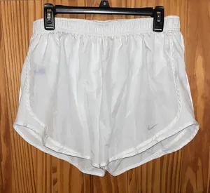 Nike Women's white Athletic lined Shorts thumbnail 1