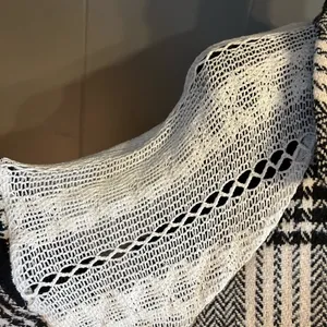 WHITE BIRCH Black and White oversized shacket. NWOT size‎ 1X thumbnail 4