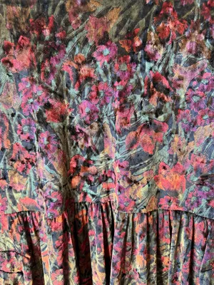 Free People Floral Velvet Dress thumbnail 4