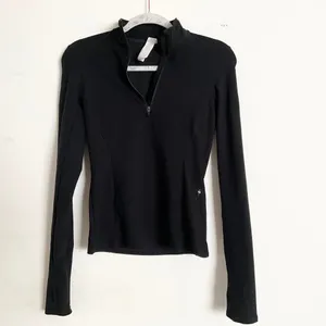 Alo Yoga Alosoft 1/2 Zip Rapid Pullover Black XS thumbnail 9