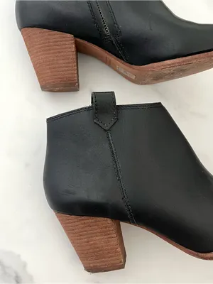 Madewell The Billie Boot in Black Leather - Size 8.5 thumbnail 7