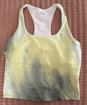 NWOT Athletic Tank Top Yellow Size XS thumbnail 1