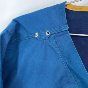Carhartt Force Scrub Top Mens Small Blue V Neck Medical Shirt thumbnail 4