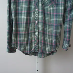Rails Cotton Academia Granola Outdoors Hiking Plaid Button Down Shirt S Green thumbnail 3