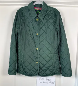 C Wonder Quilted Jacket Green Size L thumbnail 1